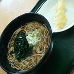 名代 箱根そば - かけそば＋海老天別皿で