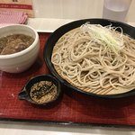 かくや - 麺少なめで。牛すじ青唐つけそば。だったかな？