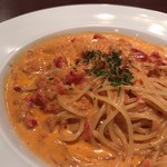 バール・エ・リストランテ・タブリエ - ★★★☆ パスタランチ ズワイガニのクリームパスタ 熱々細麺 しつこくない濃厚ソース！