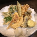 Sankai - 山海おまかせソーメン定食 1,500円
                刺身、天ぷら、大焼鳥、ソーメン