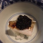 松川 - 鱚飯蒸し、キャビア