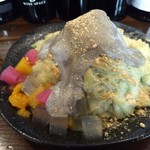 kagen - スペシャル台湾かき氷のわらび餅黒蜜きなこ