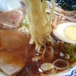 長瀬醤油 - 醤油ラーメンの麺