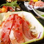 ホテルグランド天空 - 鴨のカルパッチョ