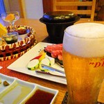悠湯の郷 ゆさ - とりあえずビール