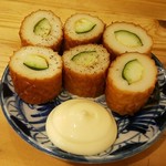 燻製バル けむりば - ちくわキュウリ200円