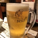 鍛冶屋 文蔵 - 生ビール