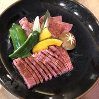 大昌園 佐賀兵庫店 - 佐賀牛特選盛り合わせ5,400円(税別)…ミスジ、特選ヒレ、厚切り特選ロース、華網ロースの4種類