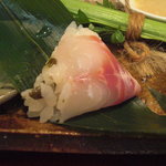 紀茂登 - 粽の中は甘鯛のすし。