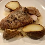 ナガタ店 - 豚肉ソテー（山椒バターor粒マスタード）…900円～（使用する豚肉により価格変動）