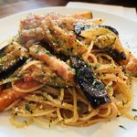 ナガタ店 - ナスとベーコンのトマトソース（pasta）…900円