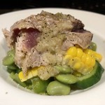 オー プティ ブション - カツオ？のお通し