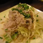 二代目 わんぴーす酒場 - 豚ももしゃぶしゃぶ