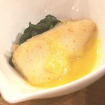 Youshokudou Hanaya - 白身魚のムニエル かぼちゃクリームソース