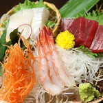 Assortment of 3 sashimi selection