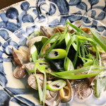 Steamed clams with refined sake Hakkaisansake