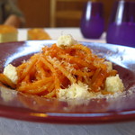 ラ ヴィオレッタ - スパゲットーニ　浜松産フルーツトマト、フレッシュモッツァレラ