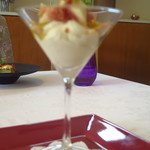 ラ ヴィオレッタ - 青トマトの自家製コンフィチュールとフロマージュブラン、無花果