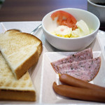 カフェ ド クリエ - ソーセージプレート～☆