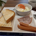 カフェ ド クリエ - ソーセージプレート～☆