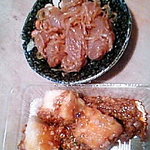 斉藤惣菜店 - 揚げ出し豆腐のそぼろ餡かけ＆白滝の煮物
