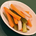 サクラカフェ - 東北牧場野菜の自家製ピクルス（４８０円）２０１８年８月