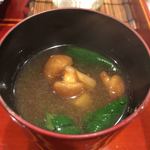 津の守坂 小柴 - なめこの味噌汁