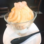 N Cafe hoshigaoka - 桃パフェ