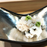 ぎをん 福志 - 6品目:別皿で鱧の落とし('18.6月上旬)