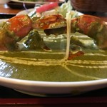 天竺薬膳 北印度料理 みらん - プラウンパラックアップ横