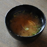 山香料理処 竹取物語 - あさりのみそ汁