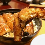 うなぎ海鮮料理 六なぎ - ⭐︎上うなぎ丼(一尾、肝吸い、香の物)@4000税込 