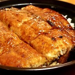 うなぎ海鮮料理 六なぎ - ⭐︎上うなぎ丼(一尾、肝吸い、香の物)@4000税込 