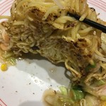 リンガーハット - ★太めん 皿うどん（750 税別）めん2玉（100 税別）＝918円 ★めくってみた(^_^)/