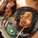 焼き鳥御用 - 焼きモチ、美味い