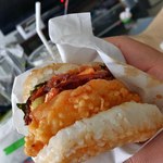 Mosu Baga - モスライスバーガー よくばり天 海老とかきあげ ４８０円