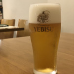 オステリア　オルカドーロ - 初めは生ビール