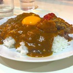 レストランいづみ - ライスにカレー乗せ＋100円