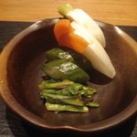 とんかつかっぽう かつぜん - お新香