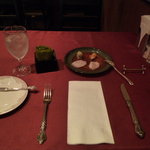 ビストロ・プティポワ - こんな感じでコースです。￥2,200円（税込\2,310円）