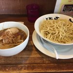 麺匠 大黒 - 本日の日替り 味噌つけ麺 大盛り 極太麺 734円^ ^ CP 満点 お腹いっぱいです^_^