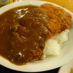 名谷天然温泉 柚耶の里 - カツカレー850円