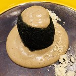 Libre - トリュフと温泉玉子　茸とコーヒーのエスプーマ　トリュフの殻