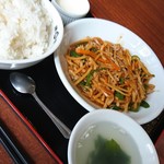 八-HACHI-東京 - ある日の、チンジャオロース定食❕