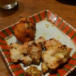 カッチャル バッチャル - チキンの盛り合わせ