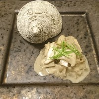 下町割烹とめだて - サザエの肝合え