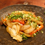 food＆drink Matsuda - 牛肉と野菜のピリ辛ゴマ炒め