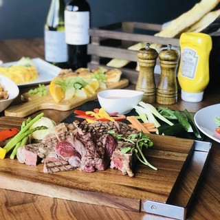 2ｈ飲み放題付 1ポンドステーキと自家製ローストビーフを堪能できるお得なコース 厳選肉 バル ステーキハウス成田 ステーキハウスナリタ 成田 ステーキ 食べログ
