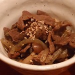 定食サトウ - 牛肉の山椒煮