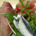 季節料理 魚竹 - 、刺身3点盛り
